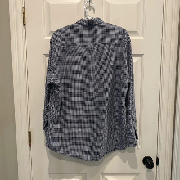 Burberry Men's Button Down Shirt/Blue/Black/White, 16703 - Picture 3 of 10